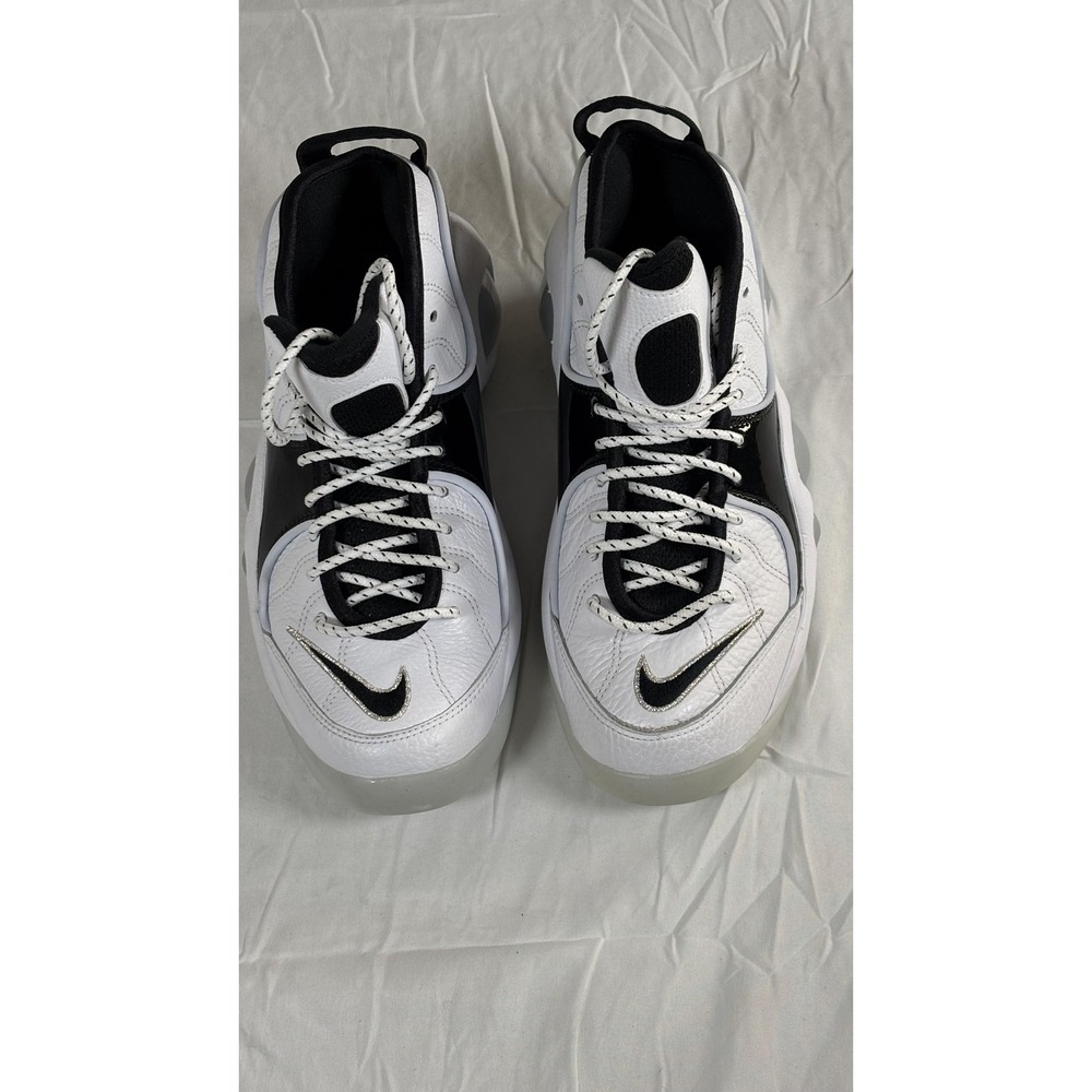 Nike Zoom Flight 95 Shoes Mens Size 9 White Black Retro Basketball Sneakers